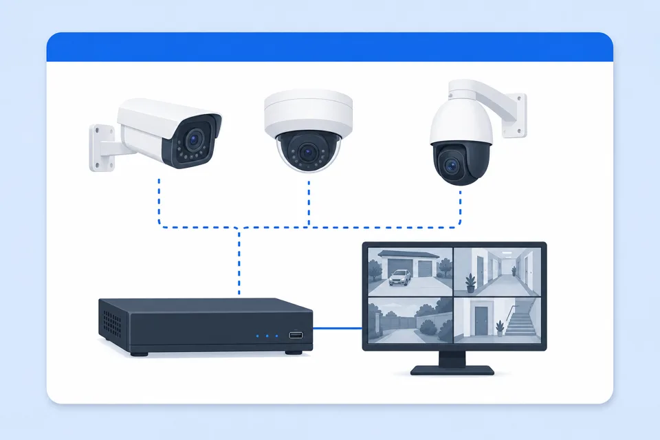 Safir Cloud kamera network altyapısı — Safir Teknoloji teknik destek hizmeti