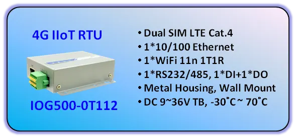 AMIT Wireless IOG700 4G IIoT Gateway Router — VPN Router (endüstriyel router, Türkiye)
