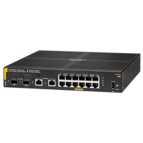 Aruba 6100 12G PoE 2G/2SFP+ 139 W Anahtar (JL679A) — network device — корпоративные сети — Switch (access point, Türk...