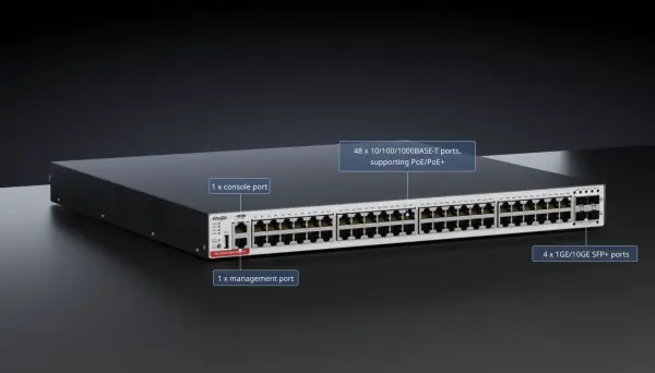 Ruijie RG-S5310-48GT4XS-P-E 48-Port GE Layer 3 Managed Access Switch with PoE+, 4-Port 10GE Uplink (switch, Türkiye)